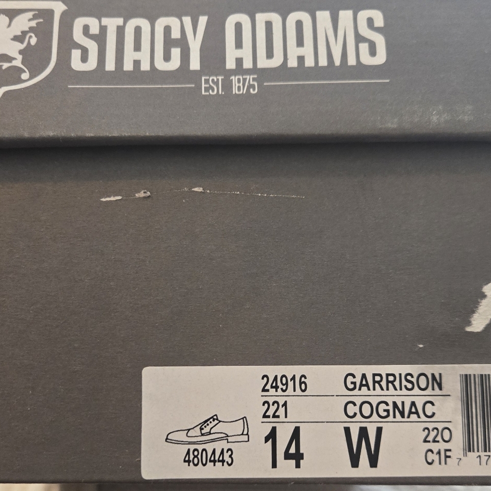 Stacy Adams Cognac Oxfords